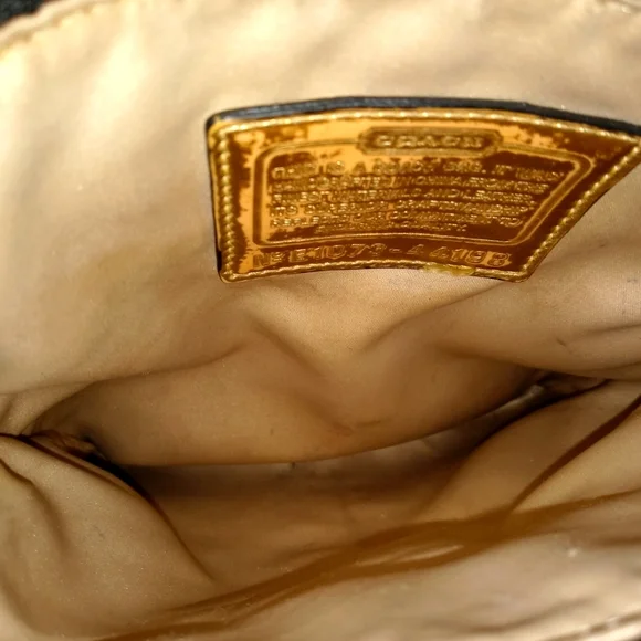 COACH Bag, Ocelot print on sateen finish. Cross body. Y2K. Very Good Cond. - Picture 5 of 9